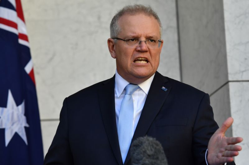 Prime Minister Scott Morrison Gives COVID-19 Update Following National Cabinet Meeting